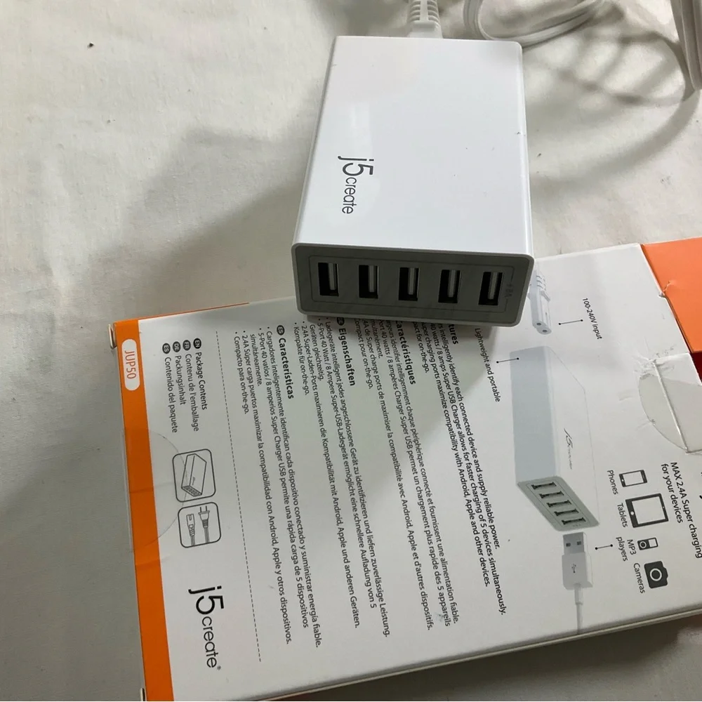 j5create White USB Hub - Picture 3 of 5